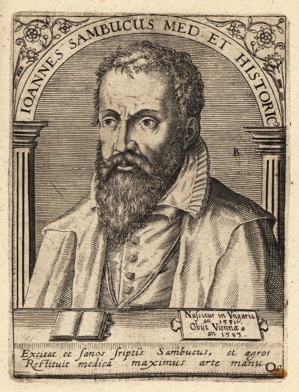 Janos Zsamboky, ungarsk humanistforsker af Theodore de Bry