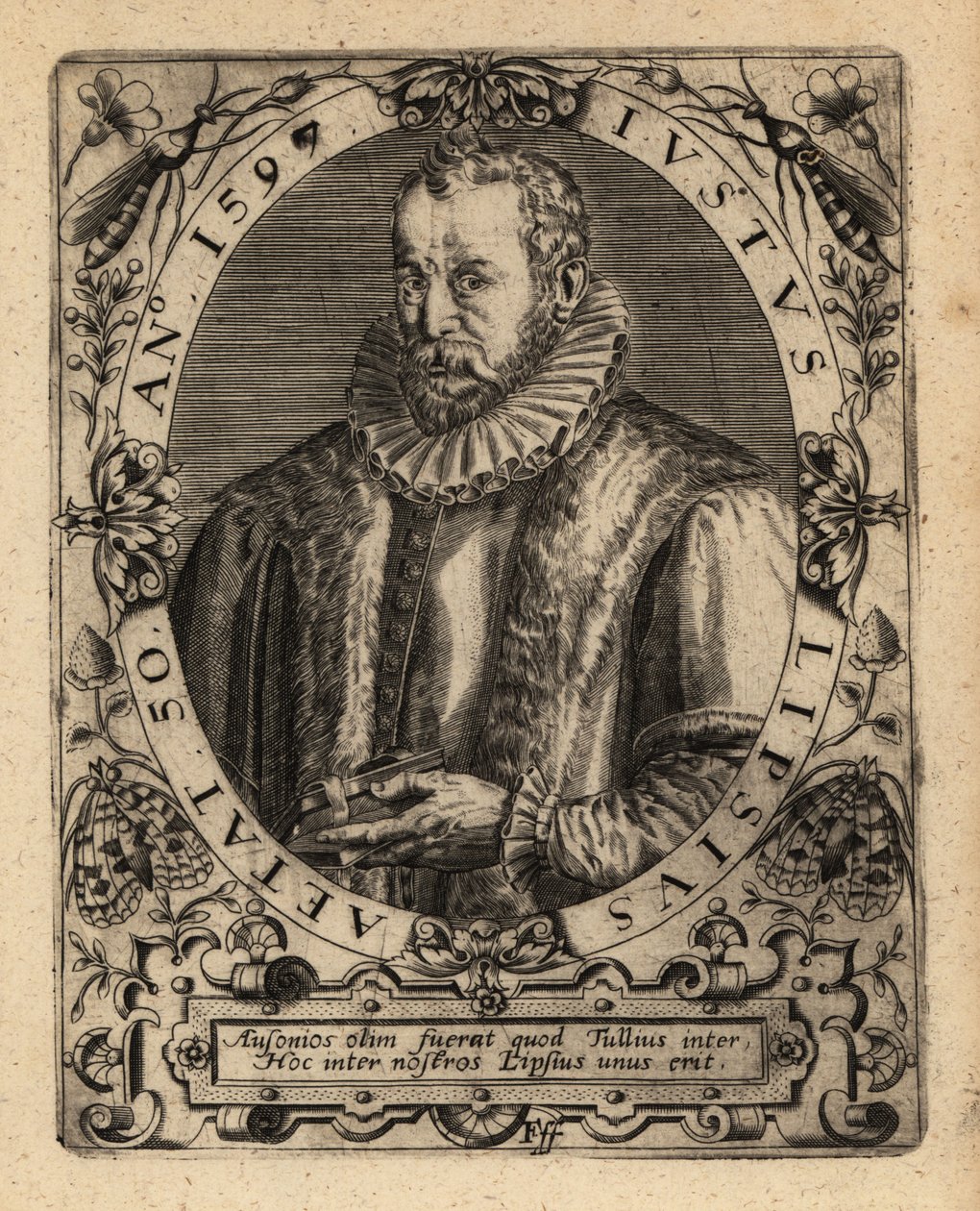 Joest Lips, flamsk filolog. af Theodore de Bry