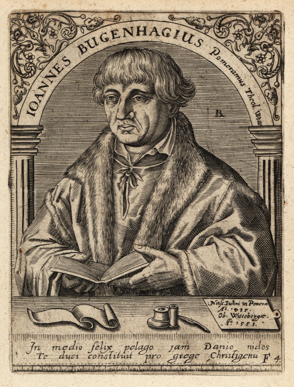Johannes Bugenhagen af Theodore de Bry