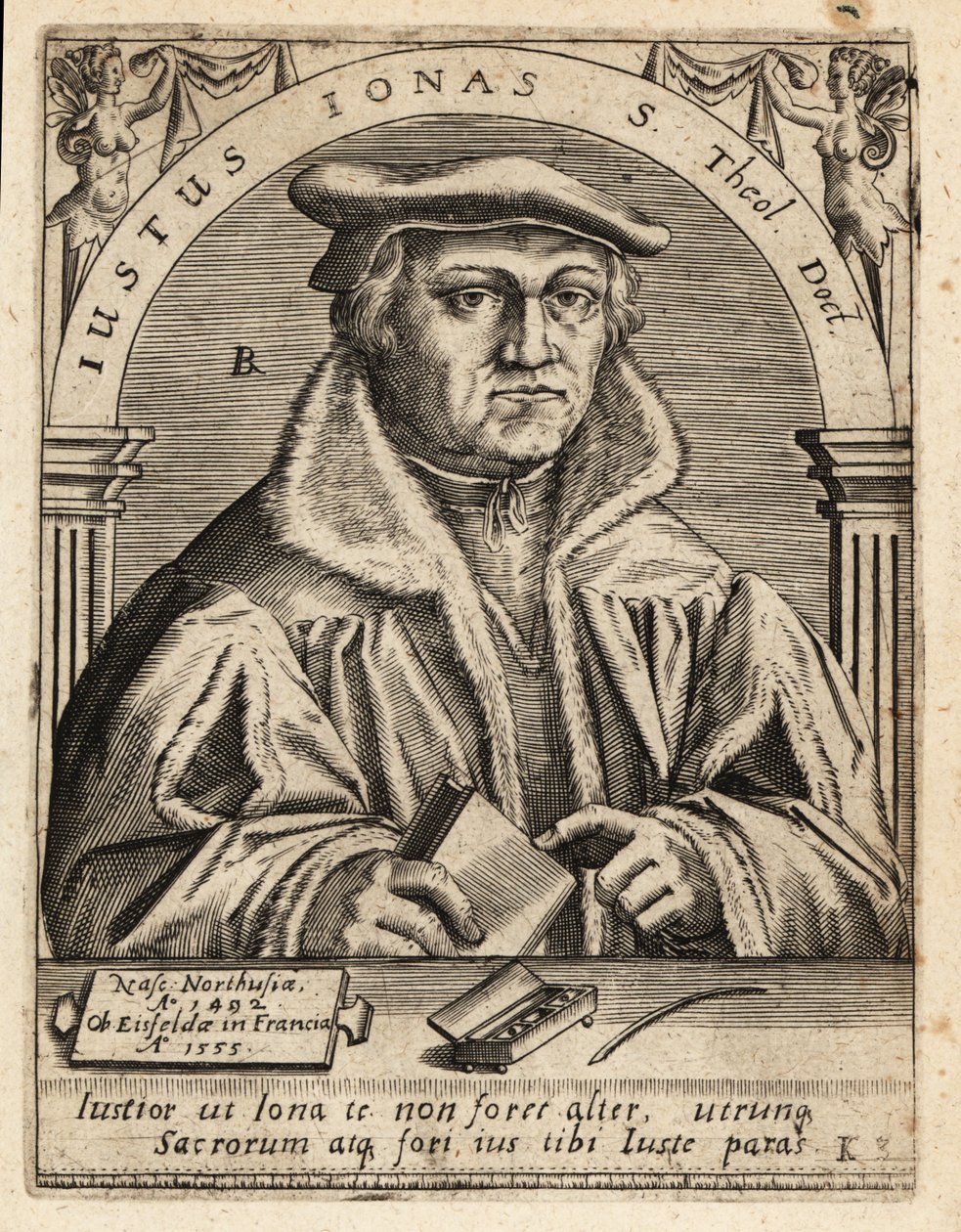 Justus Jonas, den ældre af Theodore de Bry