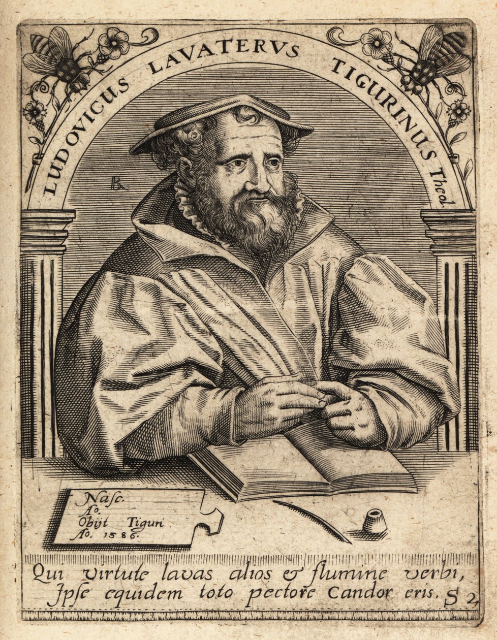 Ludwig Lavater af Theodore de Bry