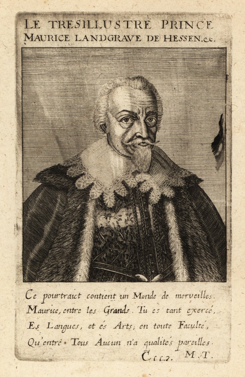 Maurice af Hessen-Kassel af Theodore de Bry