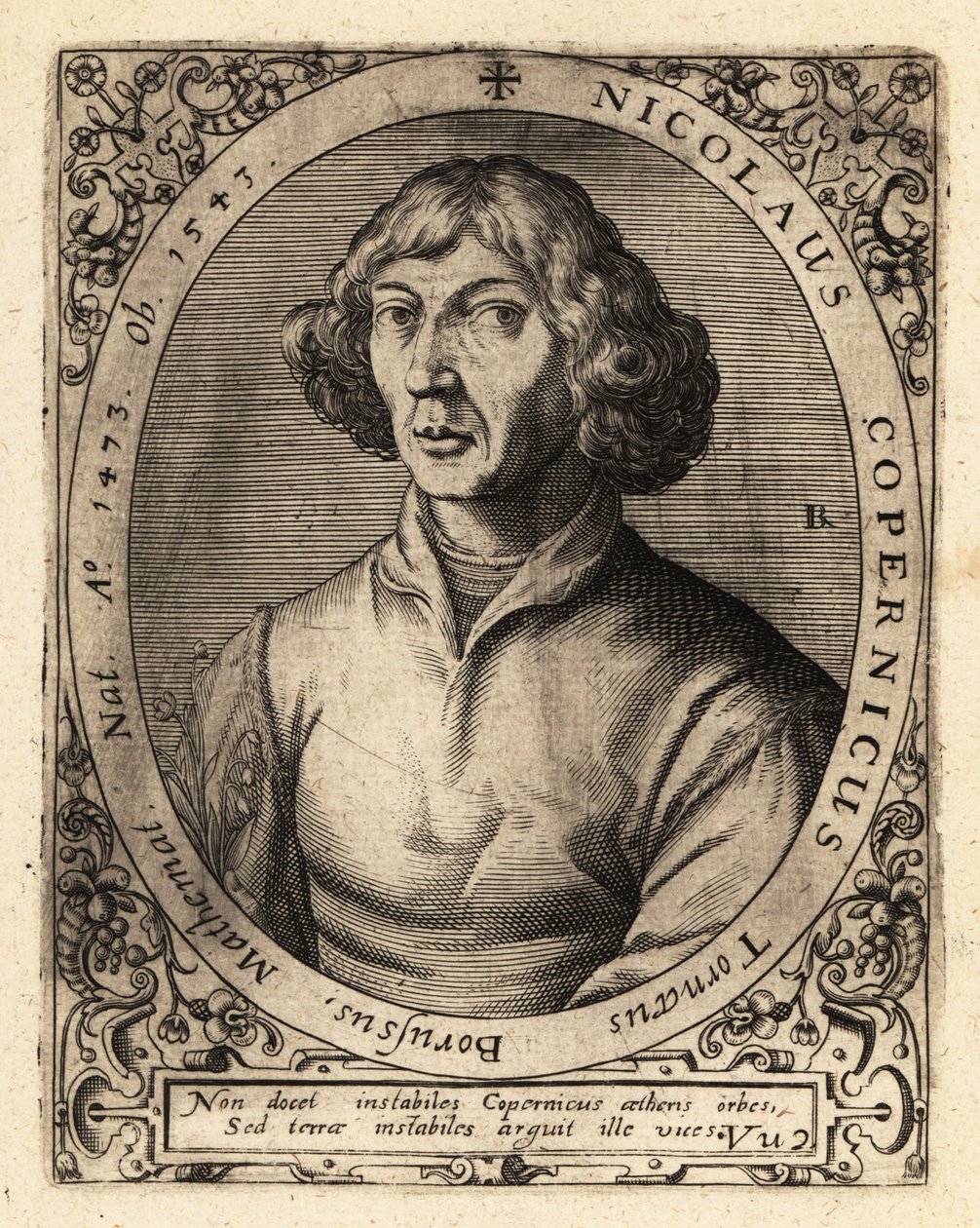 Nicolaus Copernicus, polymat fra renæssancetiden. af Theodore de Bry