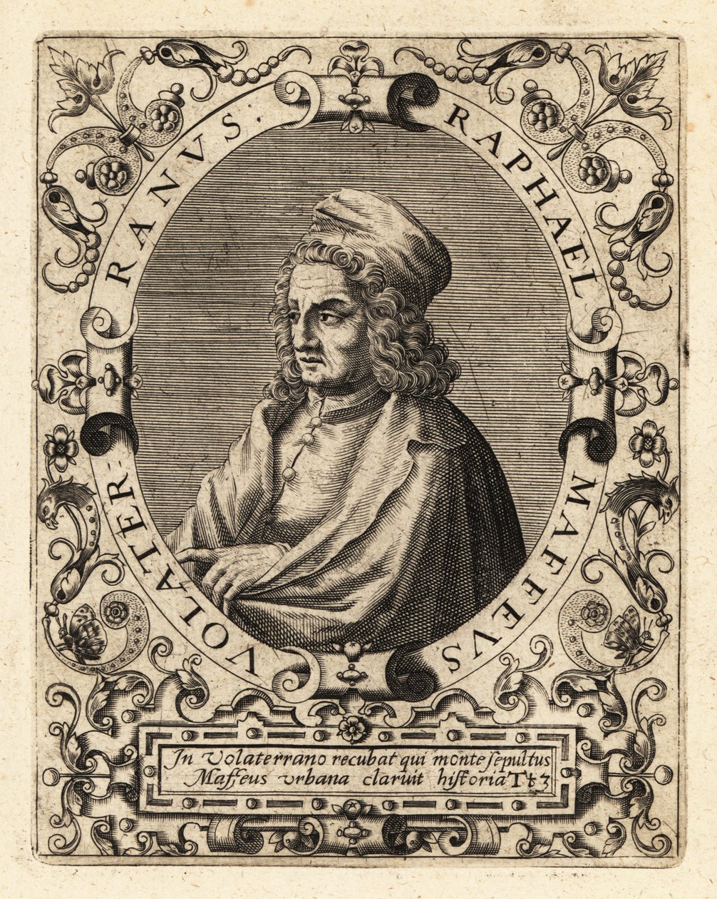 Raffaello Maffei, italiensk historiker af Theodore de Bry