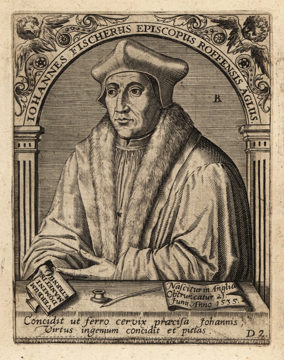 Sankt John Fisher af Theodore de Bry
