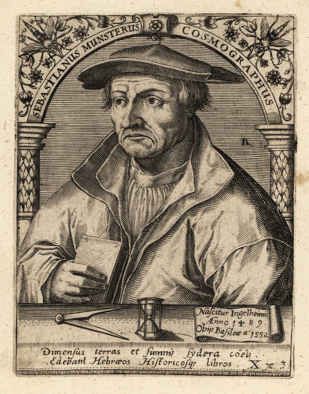 Sebastian Munster, tysk kosmograf. af Theodore de Bry