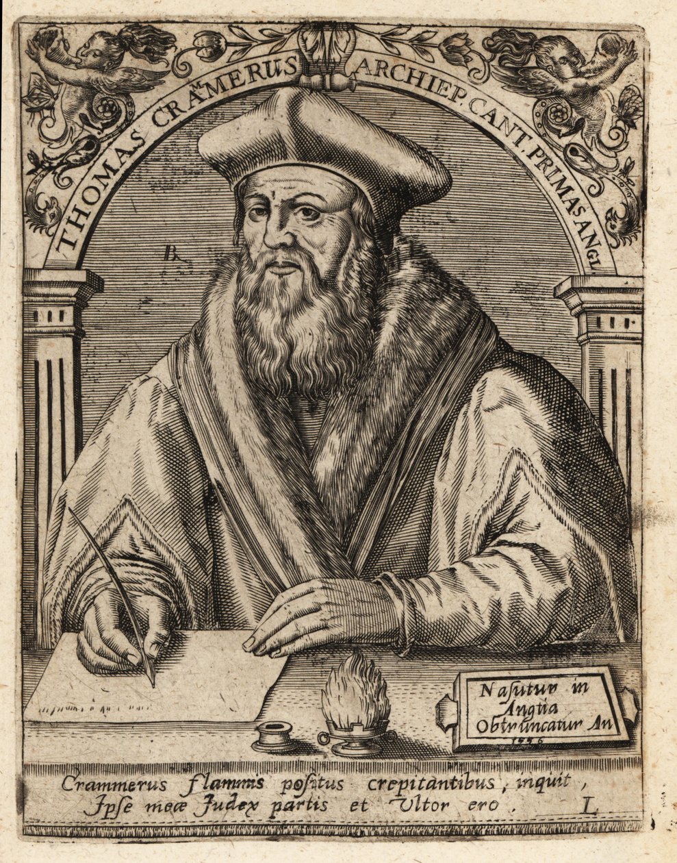Thomas Cranmer af Theodore de Bry
