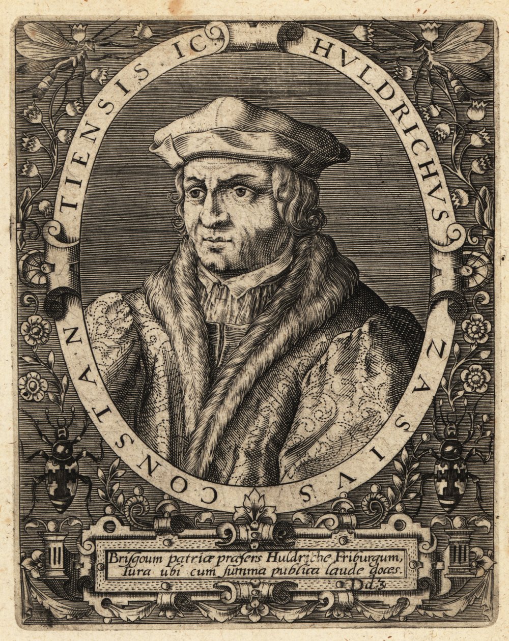 Ulrich Zasius af Theodore de Bry