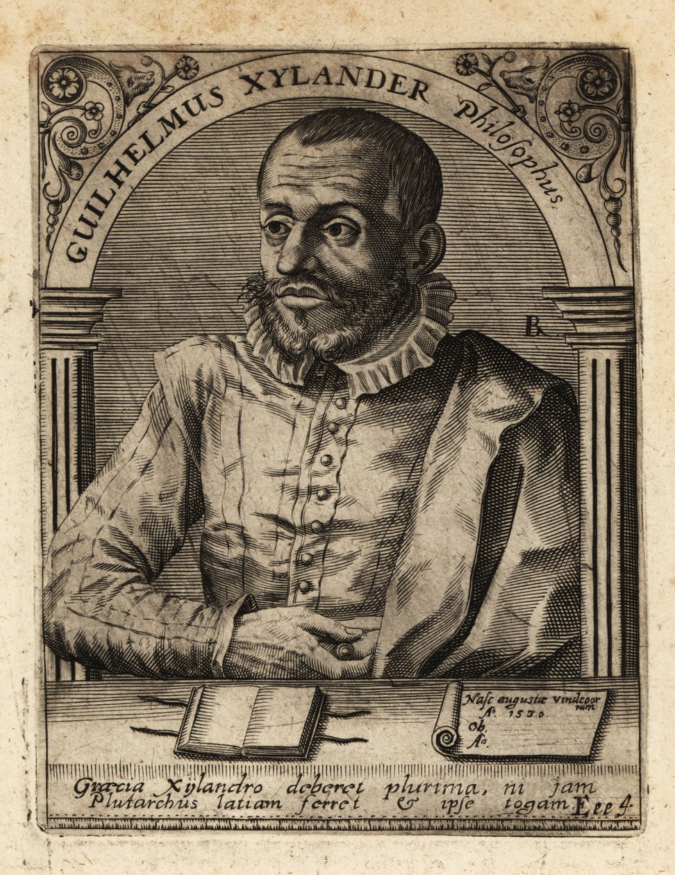 Wilhelm Xylander, tysk klassisk lærd. af Theodore de Bry