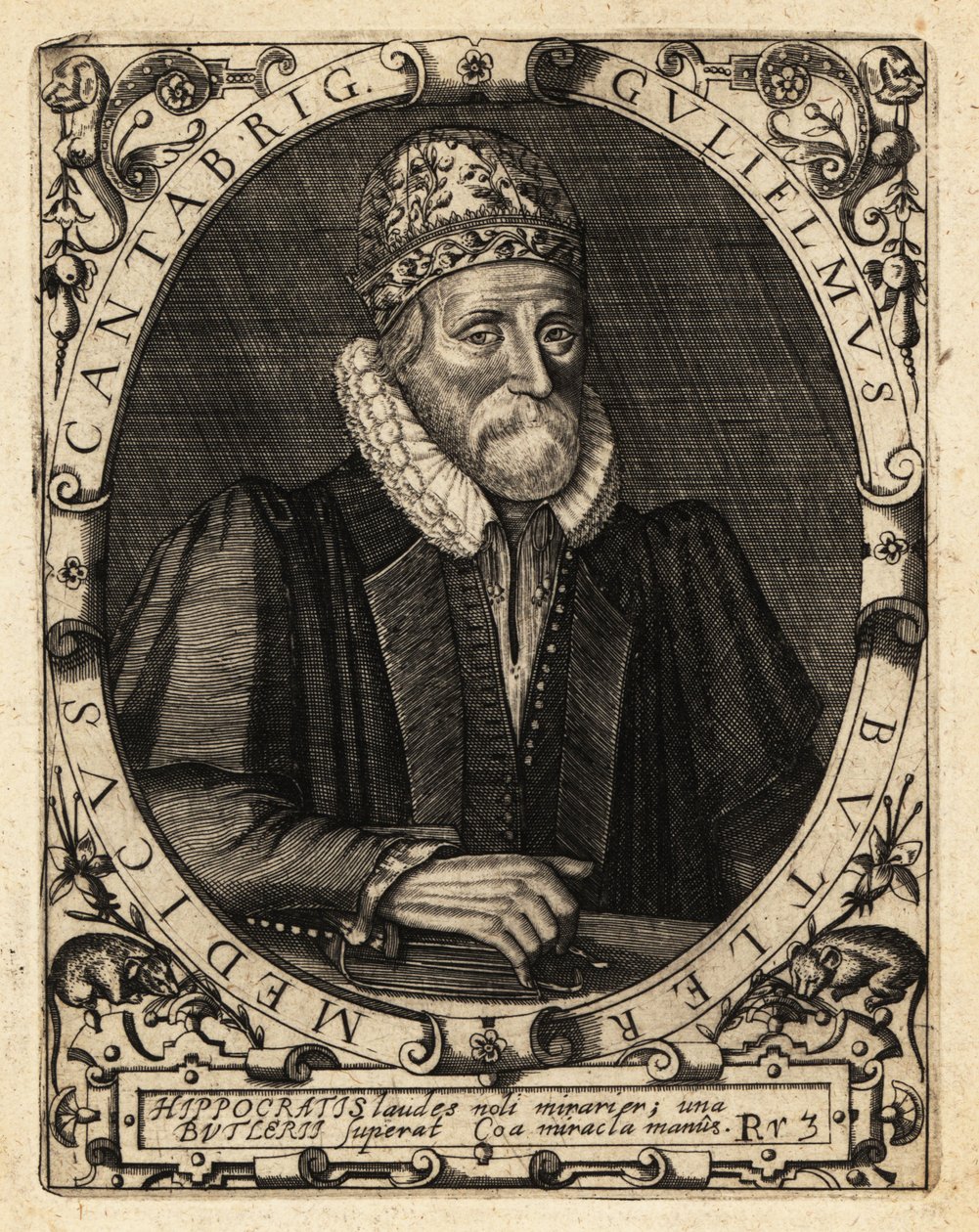 William Butler, engelsk akademiker af Theodore de Bry