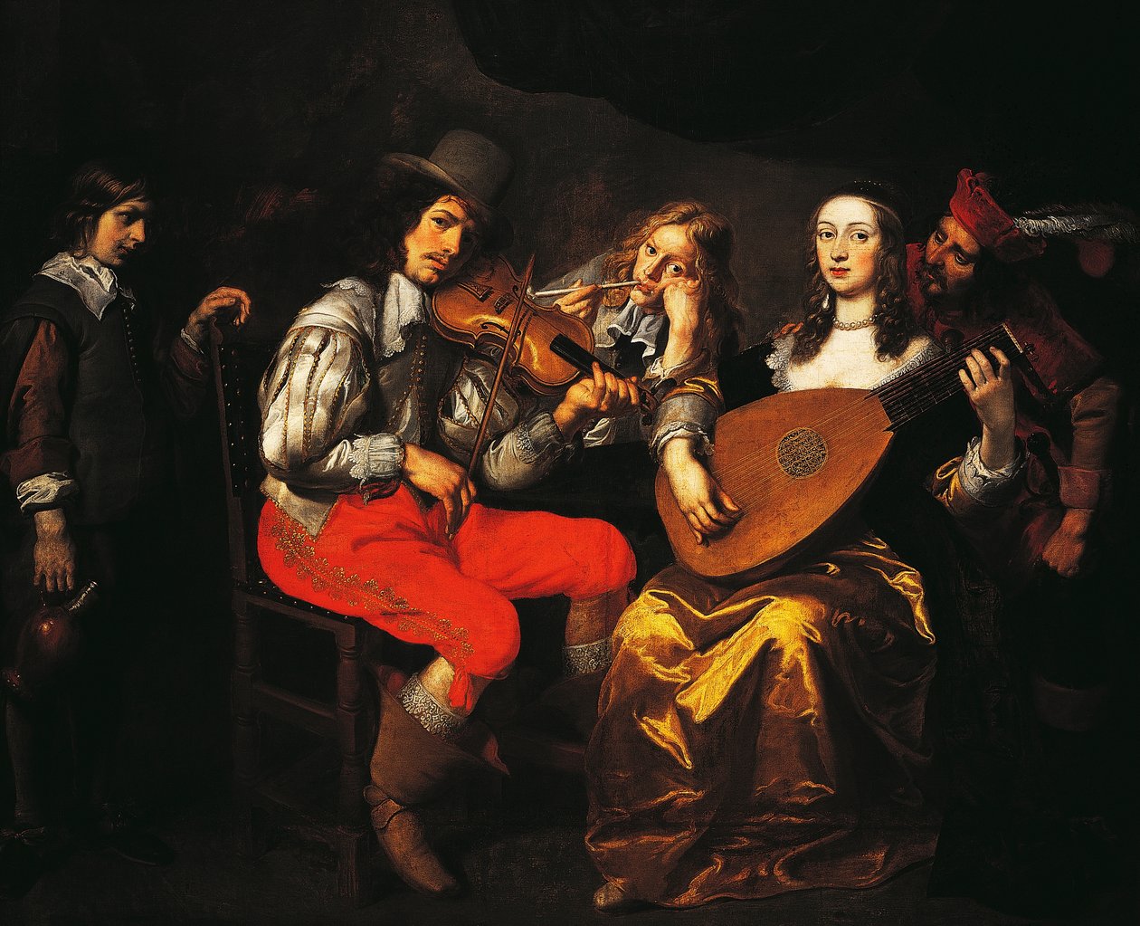 Koncerten af Theodor van Thulden, omkring 1650 af Theodore van Thulden