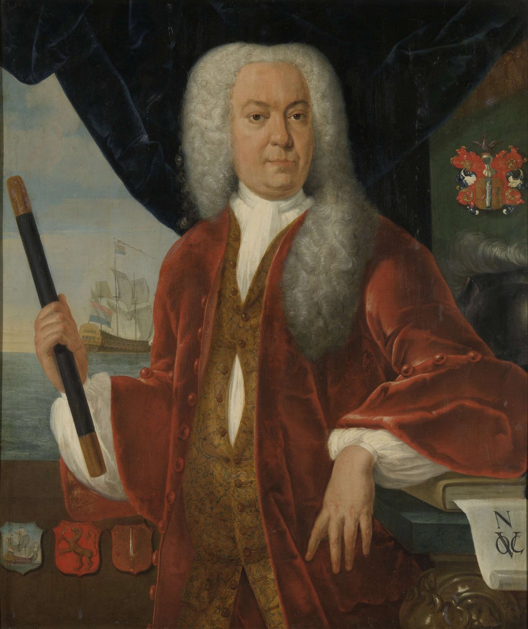 Adriaan Valckenier (1695-1751). Generalguvernør (1737-41) af Theodorus Justinus Rheen