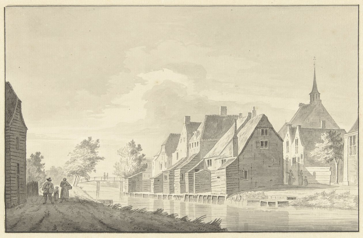 Landsbyen Molenaarsgraaf af Theodorus Cornelis Schutter