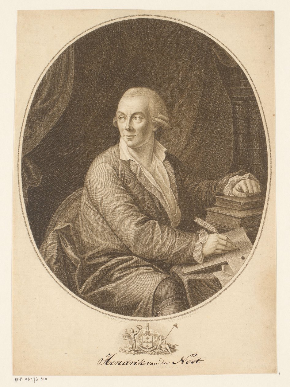 Portræt af Hendrik Karel Nicolaas van der Noot af Theodorus de Roode