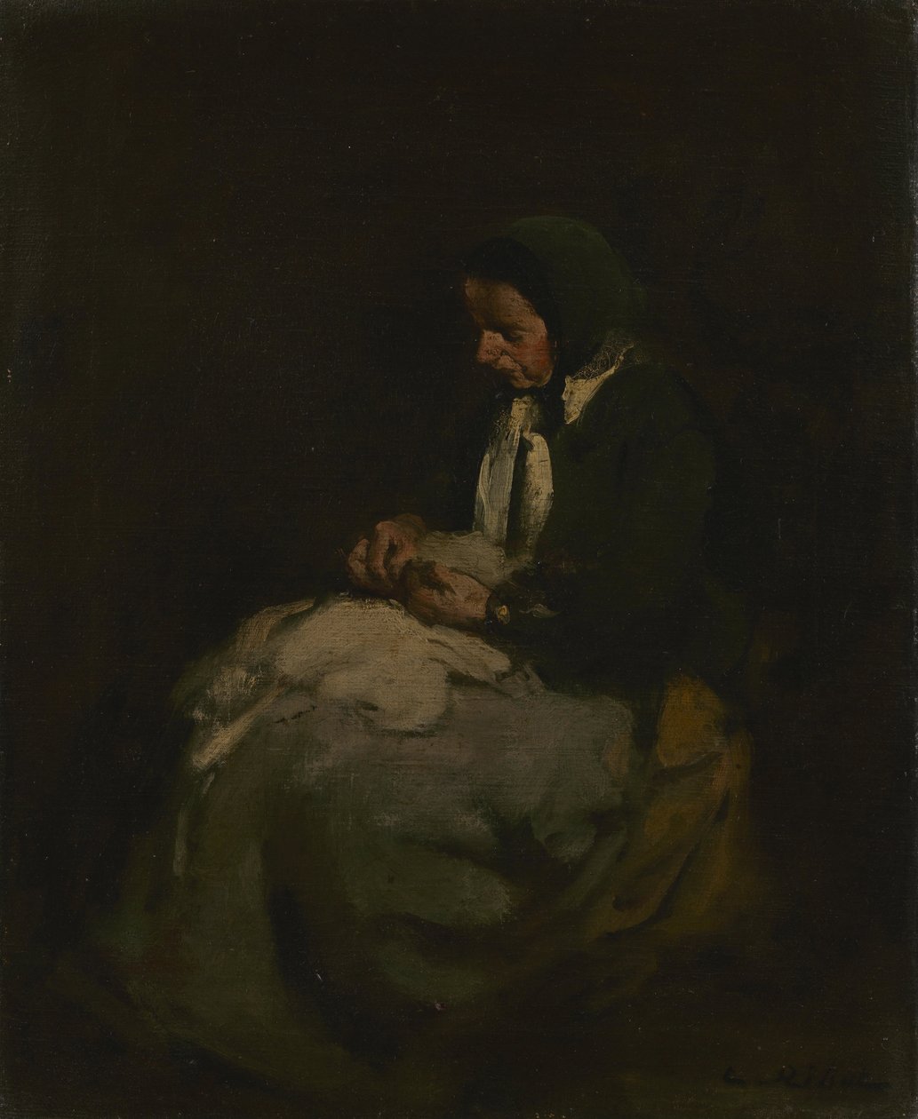 Kvinde syning af Auguste Theodule Ribot