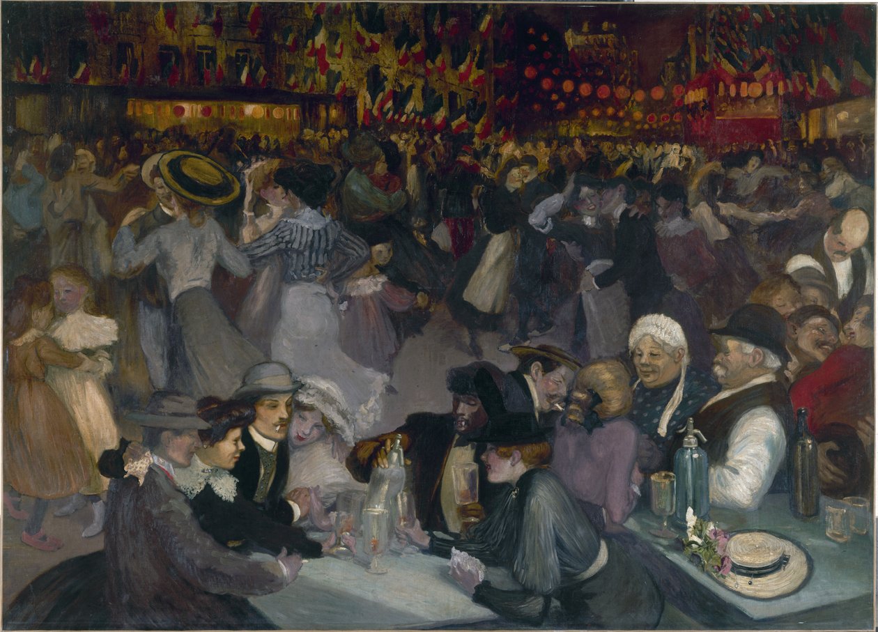 14. juli af Théophile Alexandre Steinlen