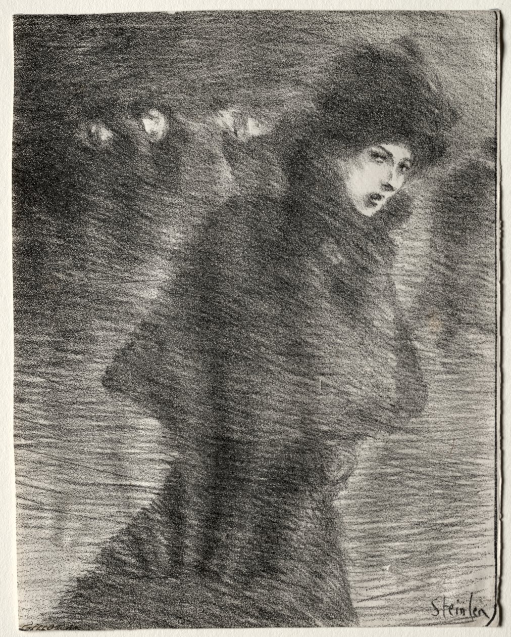 En forbipasserende kvinde af Théophile Alexandre Steinlen