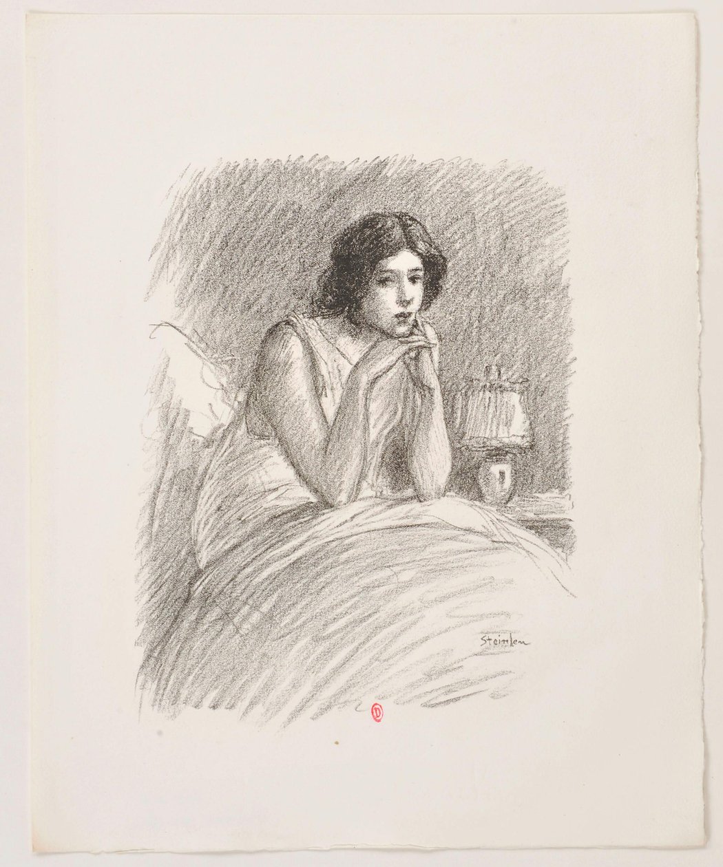 [Morgenhilsen til hende (Værkstedsange)] af Théophile Alexandre Steinlen