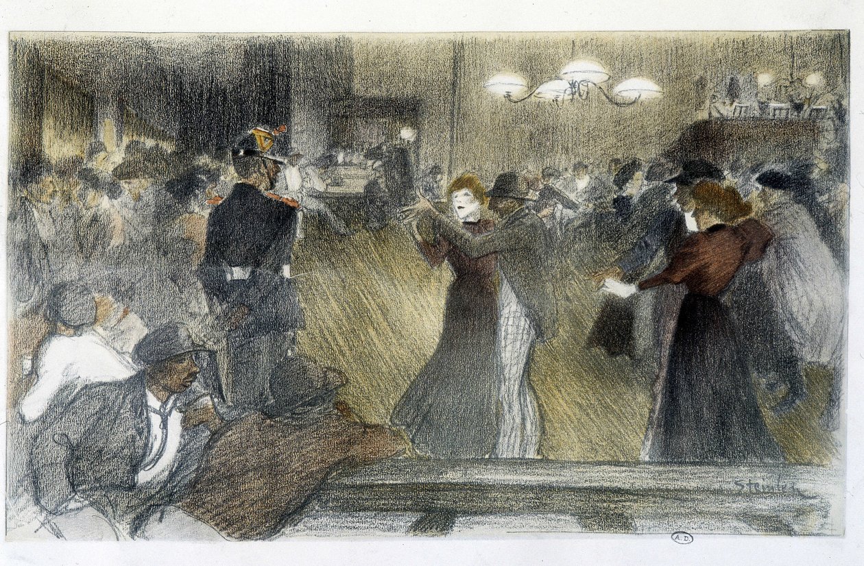 Bold - tegning af Steinlen af Théophile Alexandre Steinlen