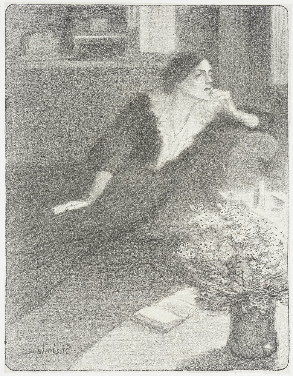Sang i skumringen af Théophile Alexandre Steinlen