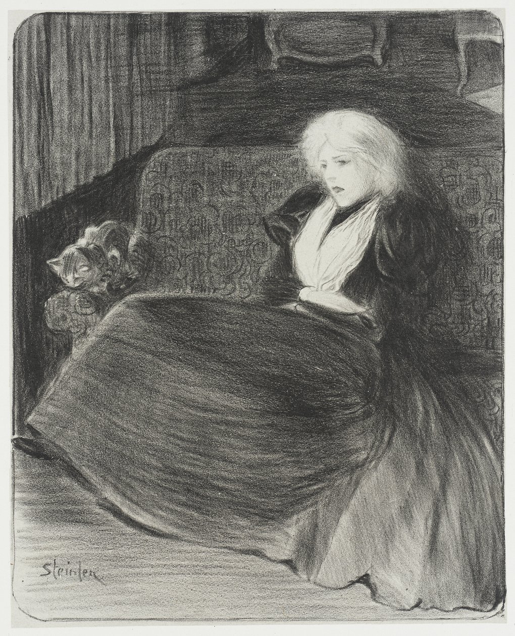 Skrøbelig sang af Théophile Alexandre Steinlen