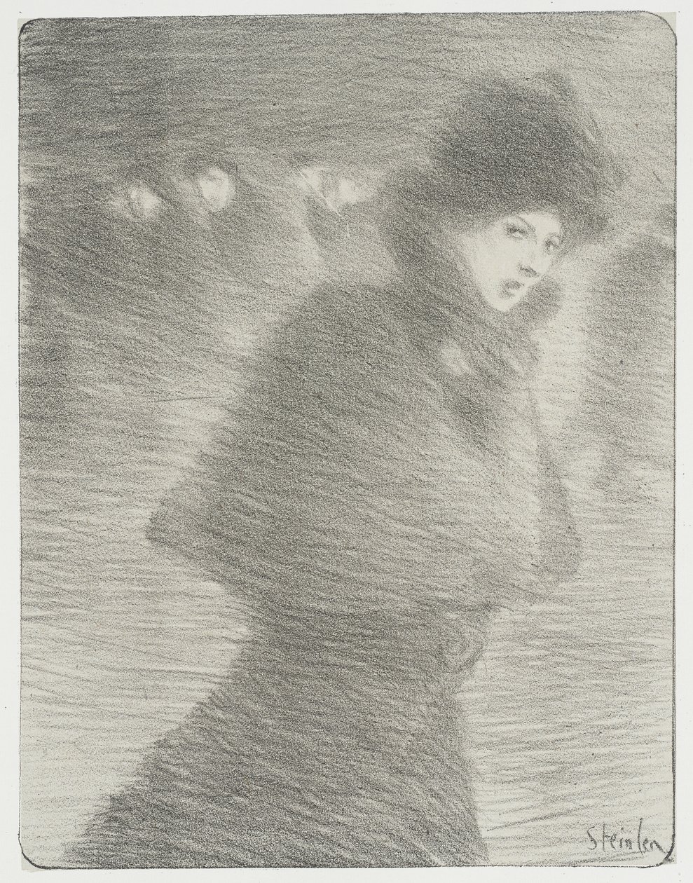 Kvindesange af Théophile Alexandre Steinlen