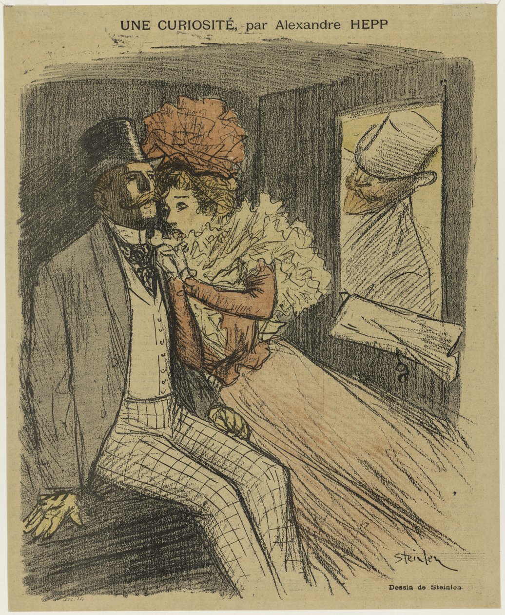 Gil Blas Illustré: En kuriøsitet, af Alexandre Hepp af Théophile Alexandre Steinlen