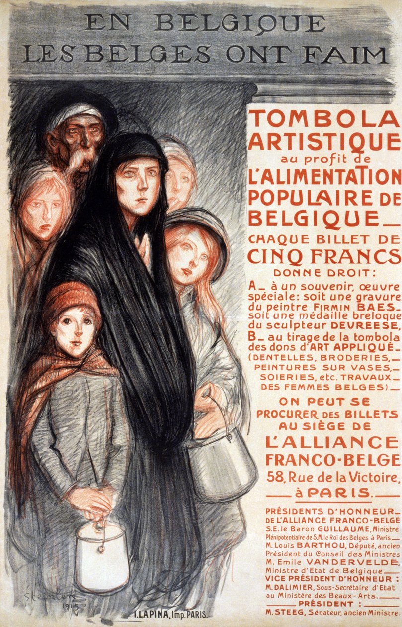 I Belgien er belgierne sultne af Theophile Alexandre Steinlen