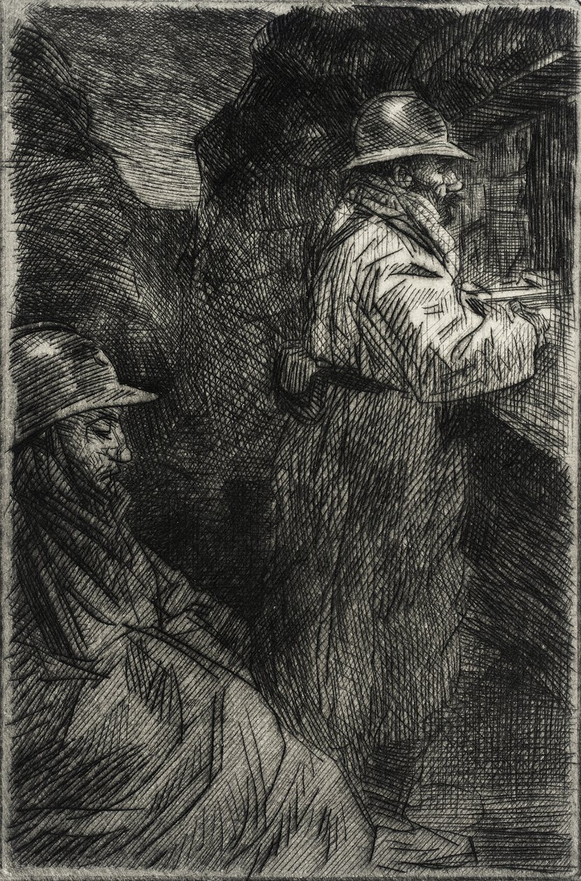 I kasernen af Théophile Alexandre Steinlen