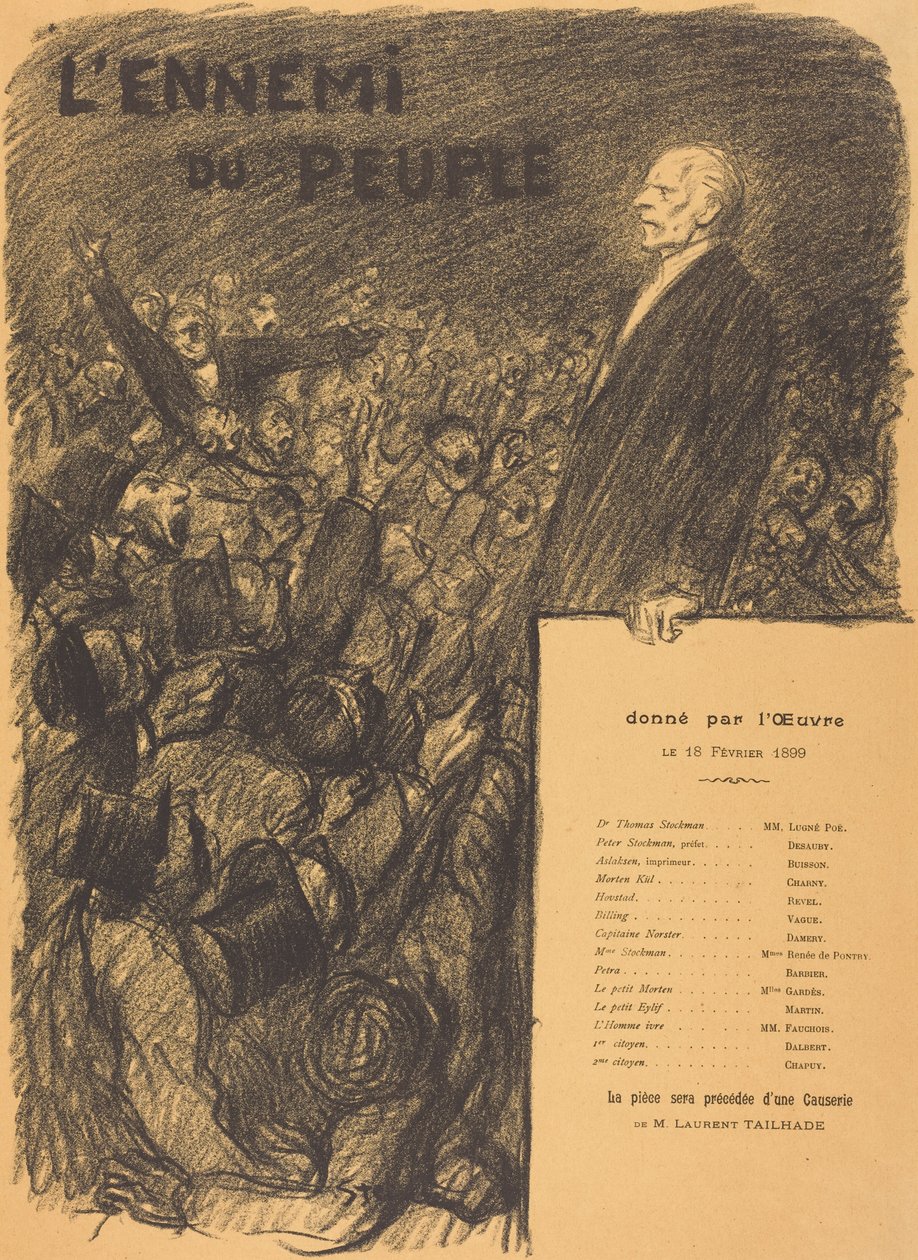 Folkets fjende af Théophile Alexandre Steinlen