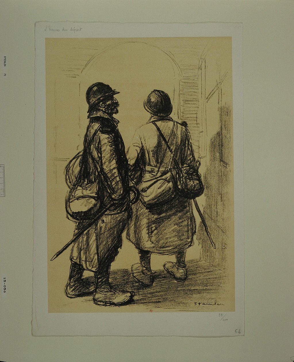 Afrejsens time af Théophile Alexandre Steinlen