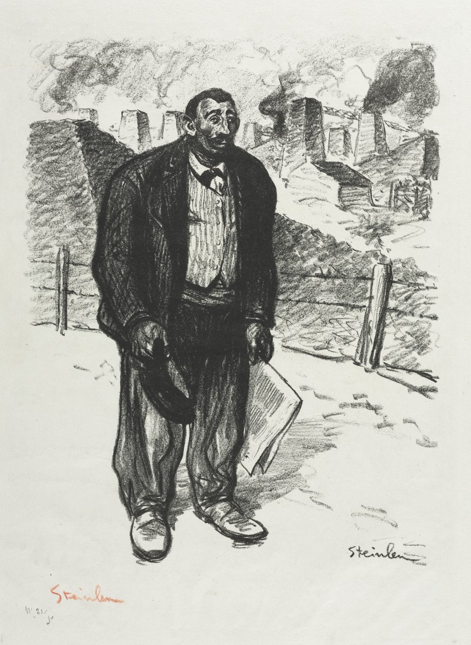 Den ærlige arbejder af Théophile Alexandre Steinlen