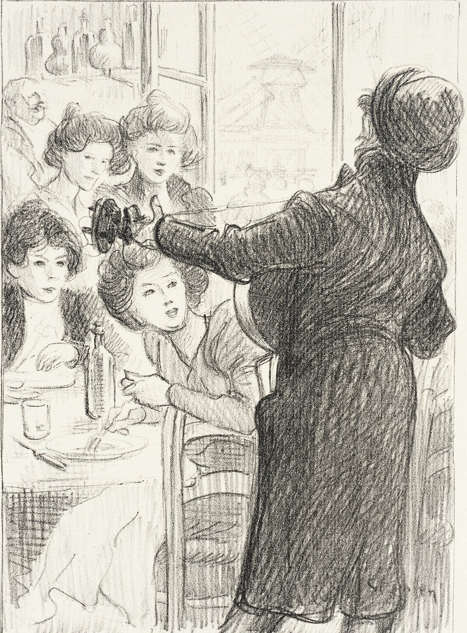 Sangeren fra skoven af Théophile Alexandre Steinlen