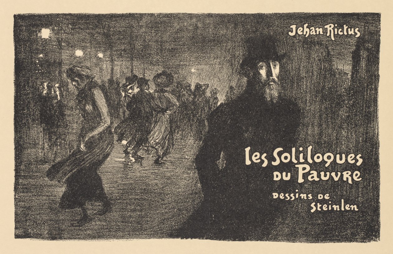 Paris om natten af Théophile Alexandre Steinlen