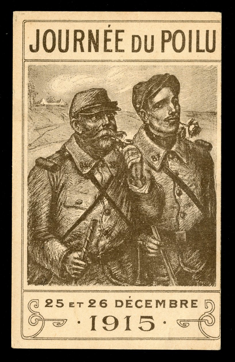 Postkort, satirisk i sort/hvid af Théophile Alexandre Steinlen