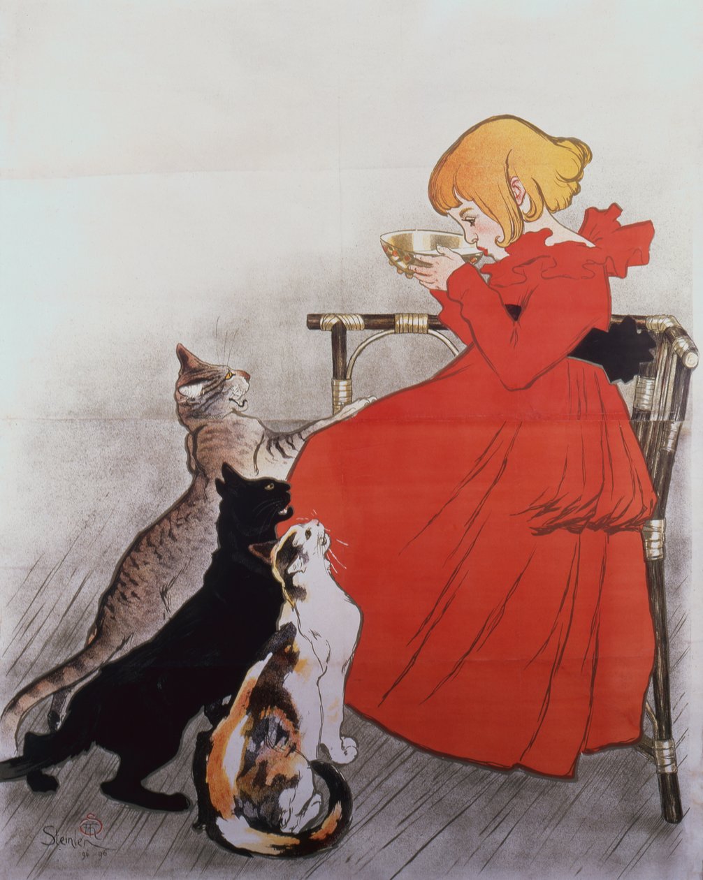 Ren steriliseret mælk fra La Vingeanne af Théophile Alexandre Steinlen