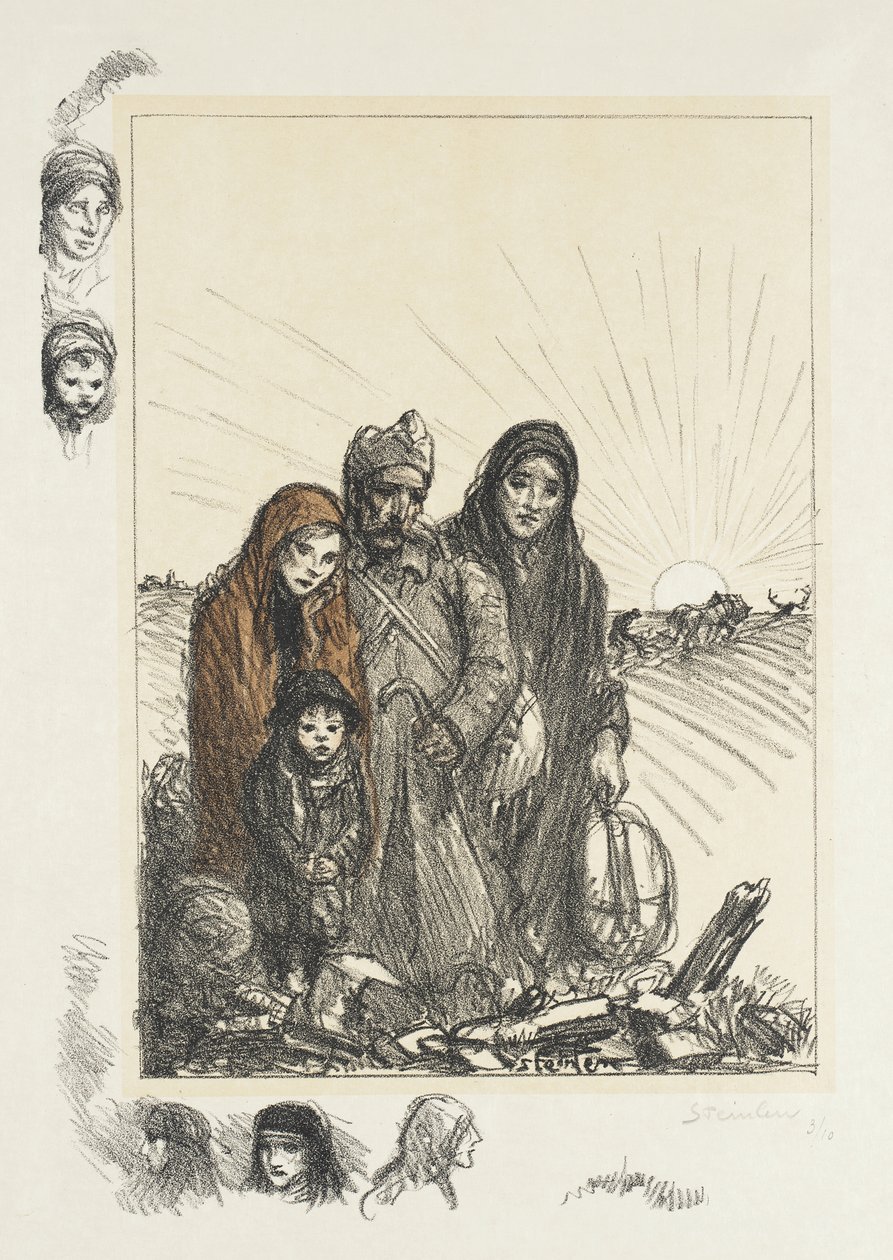 Tilbage til forhallen af Théophile Alexandre Steinlen