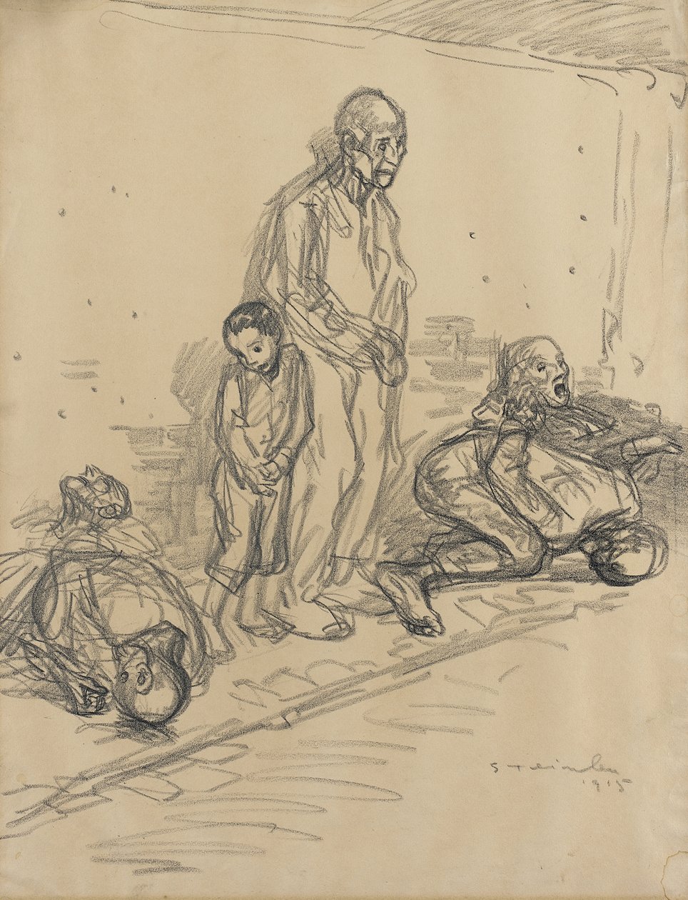 Gidslerne af Théophile Alexandre Steinlen