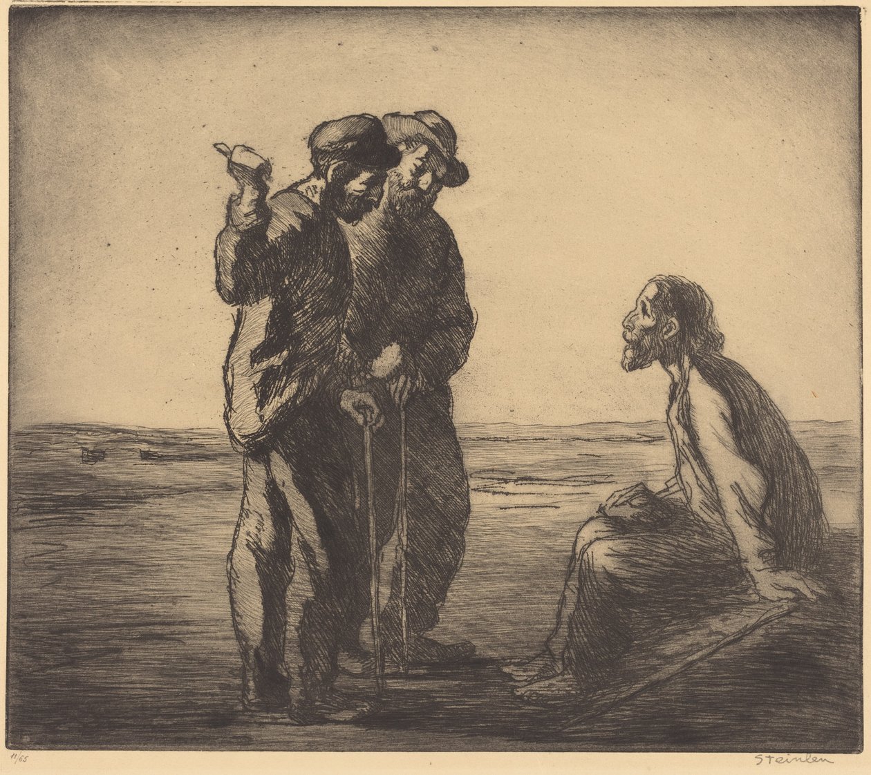 Tre ledsagere af Théophile Alexandre Steinlen