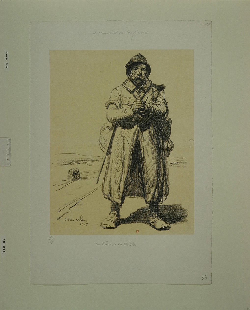 En gammel rotte (tryk b) af Théophile Alexandre Steinlen