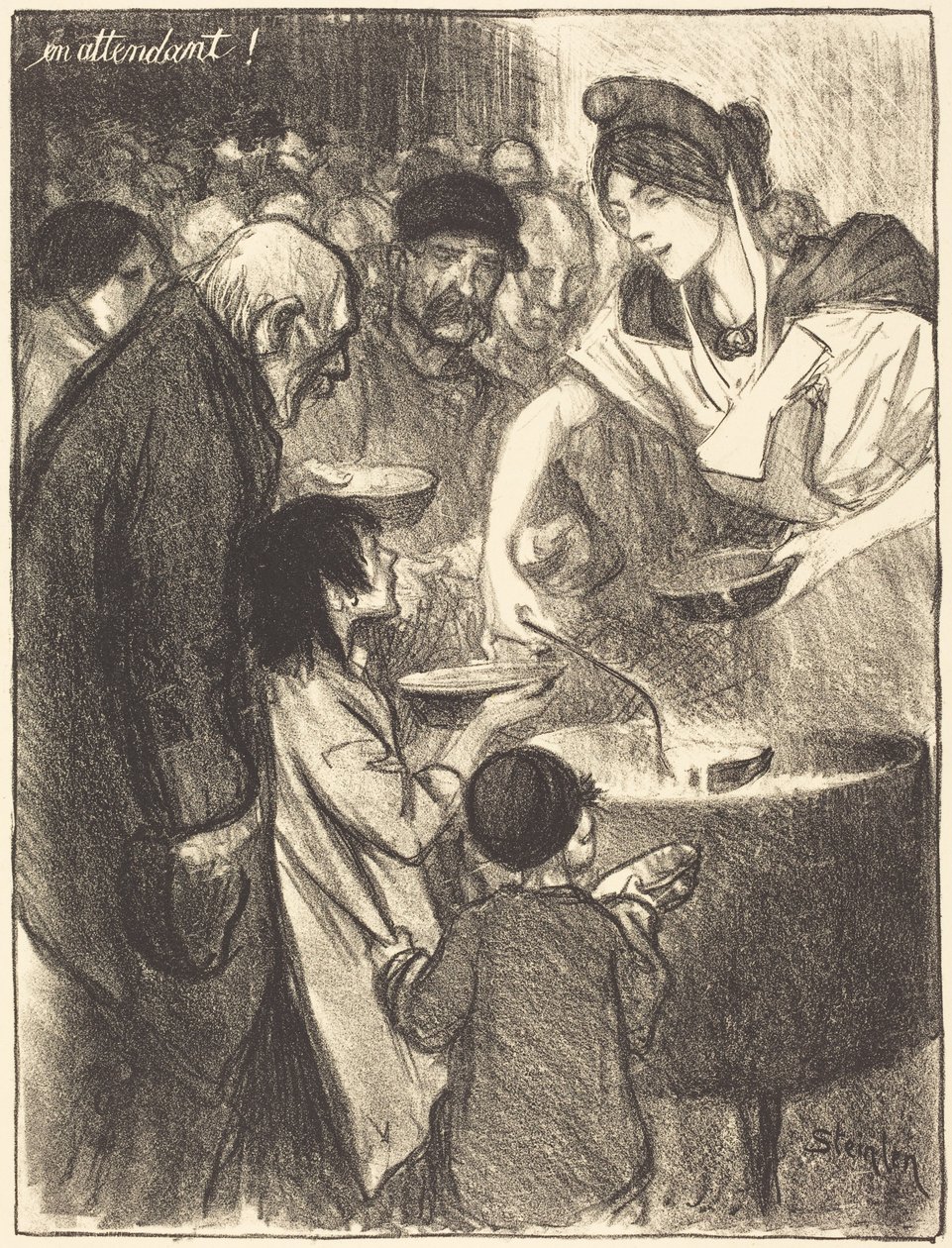 Venter af Théophile Alexandre Steinlen