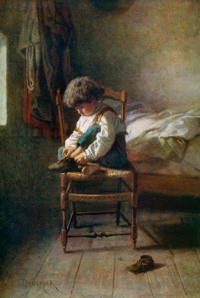 Alene, 1800-tallet, 1912. af Theophile Emmanuel Duverger