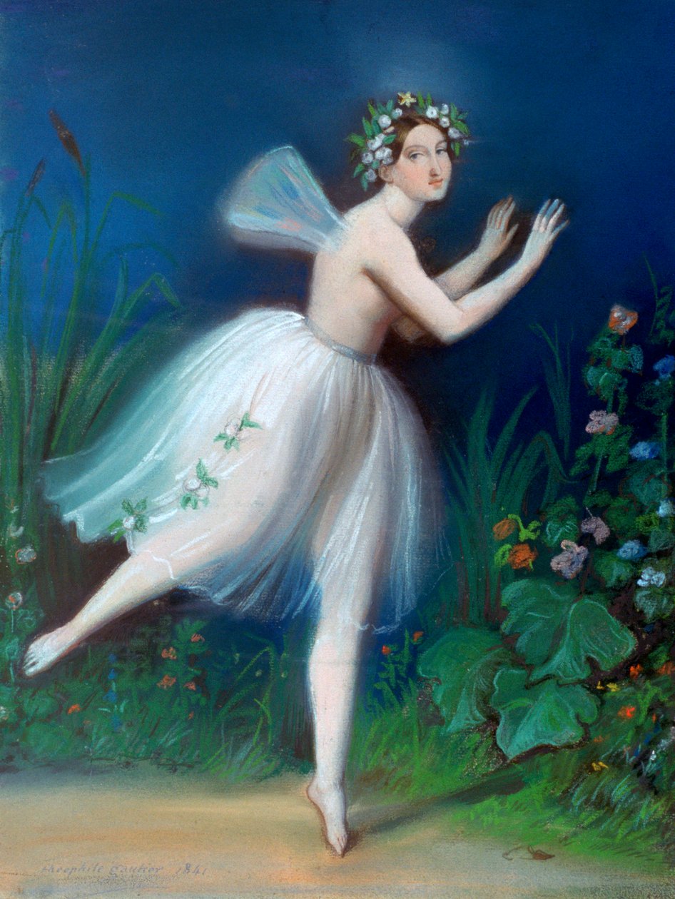 Portræt af Carlotta Grisi i Giselle, 1841 af Theophile Gautier