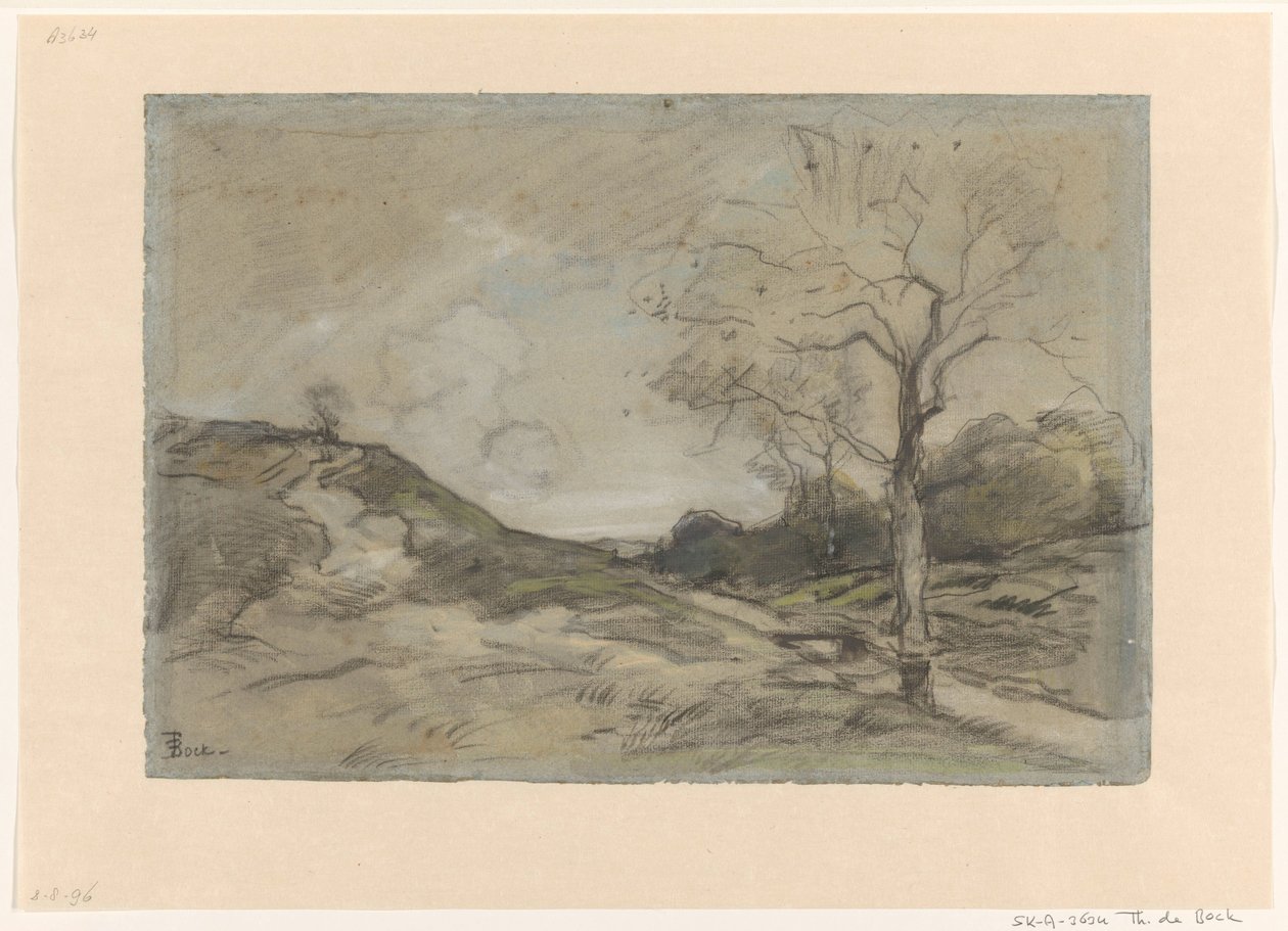 klitlandskab af Theophile de Bock