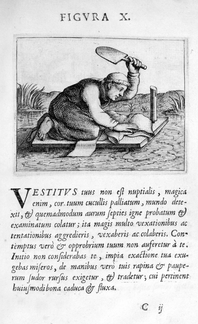 Profetifigur X fra Prognostication of the Eximii Doctor Paracelsus, 1536 af Theophrastus Bombastus von Hohenheim Paracelsus