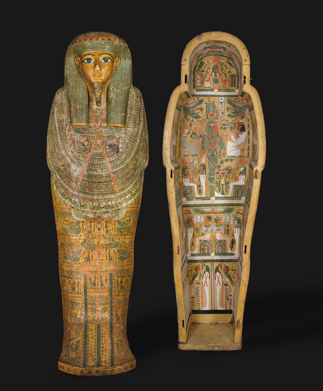 Kiste af Bakenmut, sent 21. til tidligt 22. dynasti, ca. 1000-900 f.Kr. (gessoed & malet platanbær) af Third Intermediate Period Egyptian