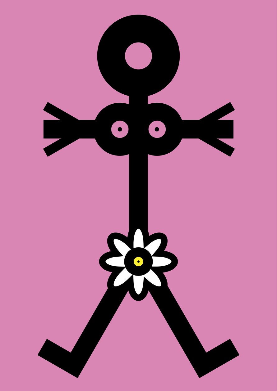 Kvinde med blomsterikon, 2006 af Thisisnotme Thisisnotme
