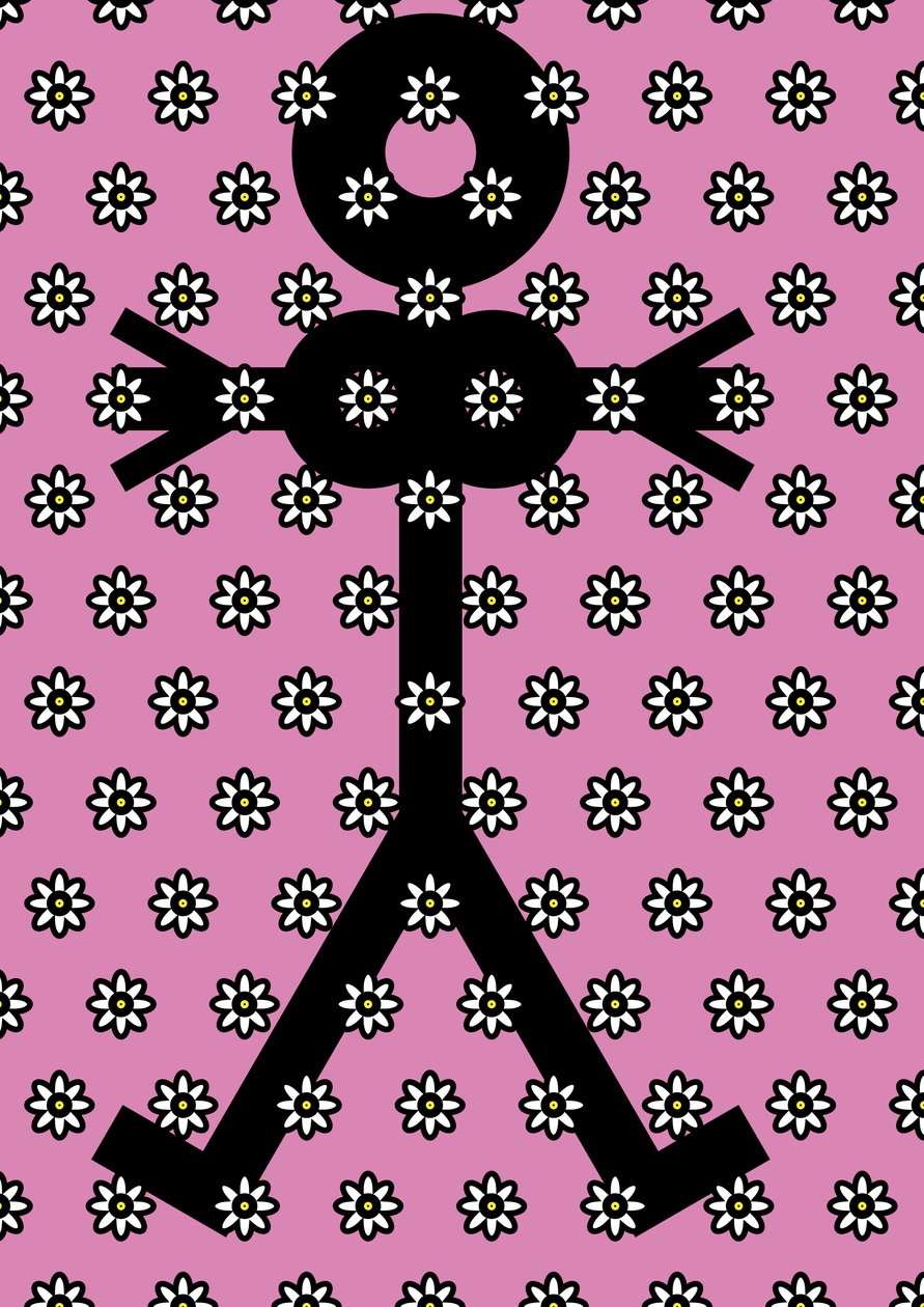 Kvinde med blomsterikoner, 2006 af Thisisnotme Thisisnotme