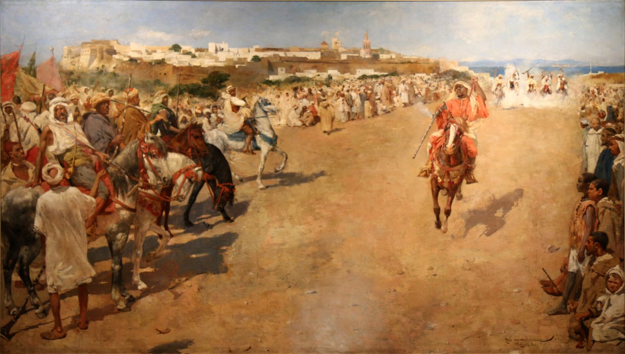 Arabisk fantasi af Théo van Rysselberghe