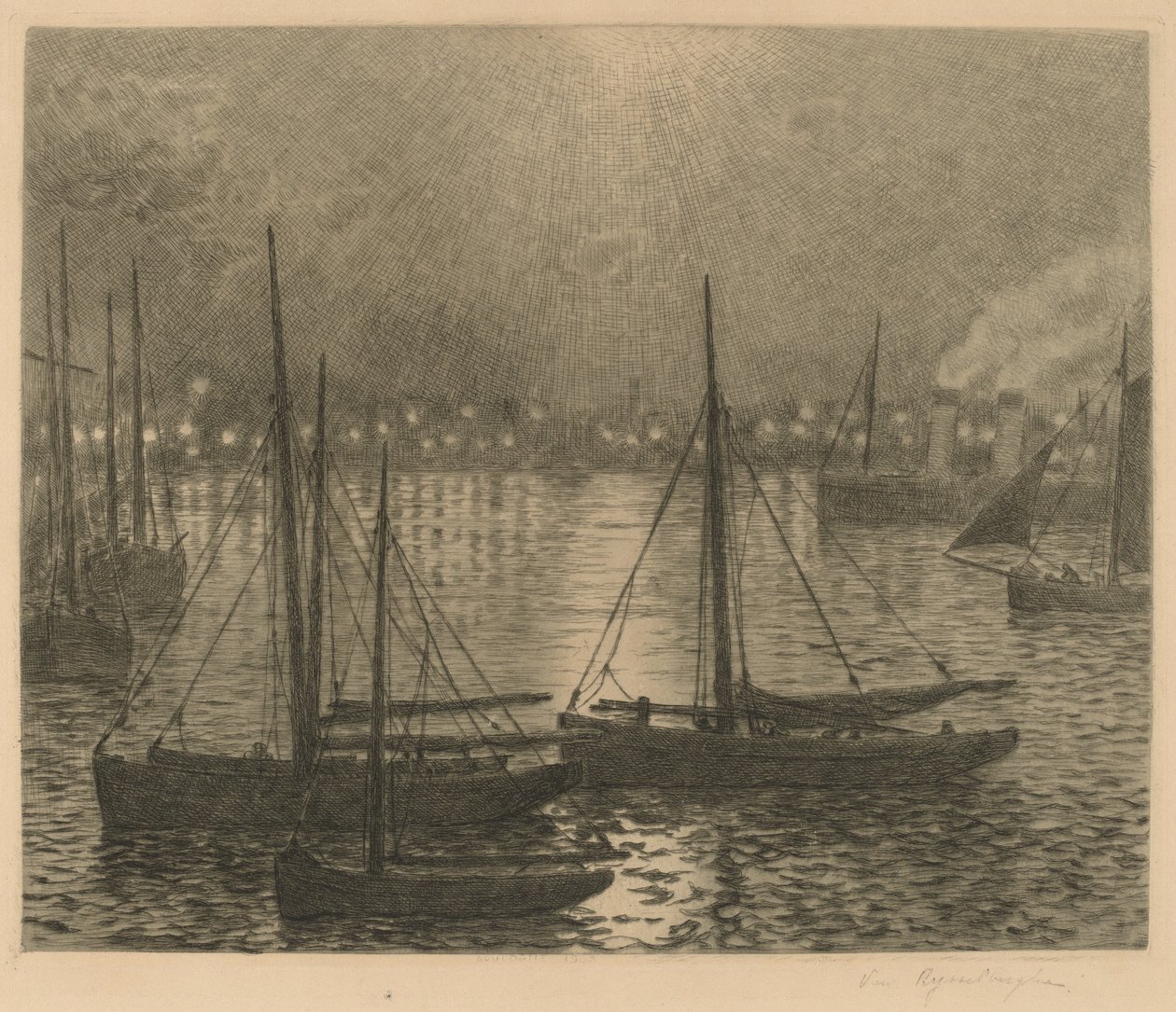 Boulogne af Théo van Rysselberghe